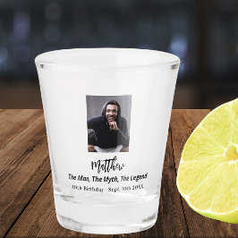 Copo De Shot Foto de aniversário do mito da lenda