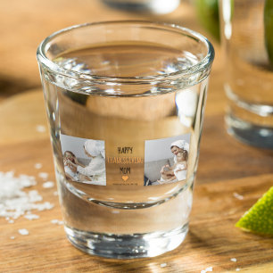 Copo De Shot Foto de Colagem Moderna Feliz Ação de Graças Mãe