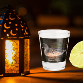 Copo De Shot Foto do American Wigeon Wildlife