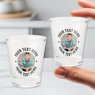 Copo De Shot Foto e Texto Personalizados