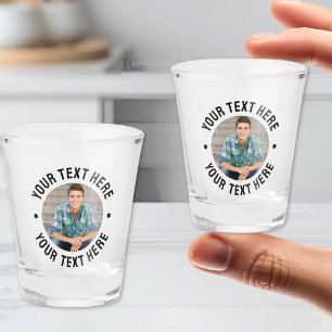 Copo De Shot Foto e Texto Personalizados