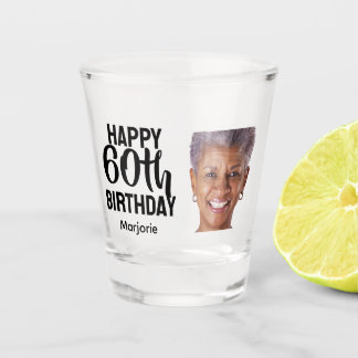 Copo De Shot Foto engraçada personalizada do rosto de mulheres