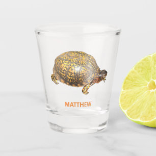 Copo De Shot Foto Personalizada de Tartaruga de Caixa Oriental