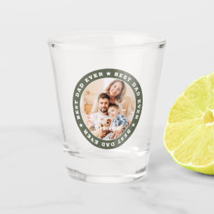 Copo De Shot Foto personalizada do melhor Pai de sempre moderno