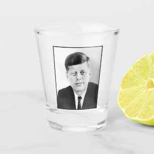 Copo De Shot Foto Presidencial do Presidente Americano John Ken