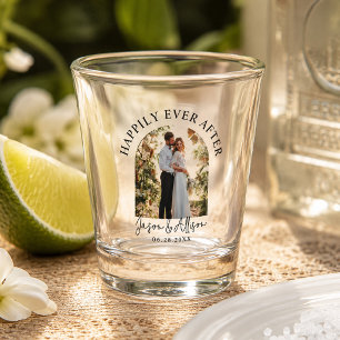 Copo De Shot Fotos de Casamento Personalizadas Arco Elegante Mo