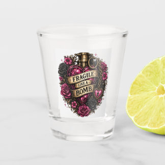 Copo de Shot Frágil Como uma Bomba