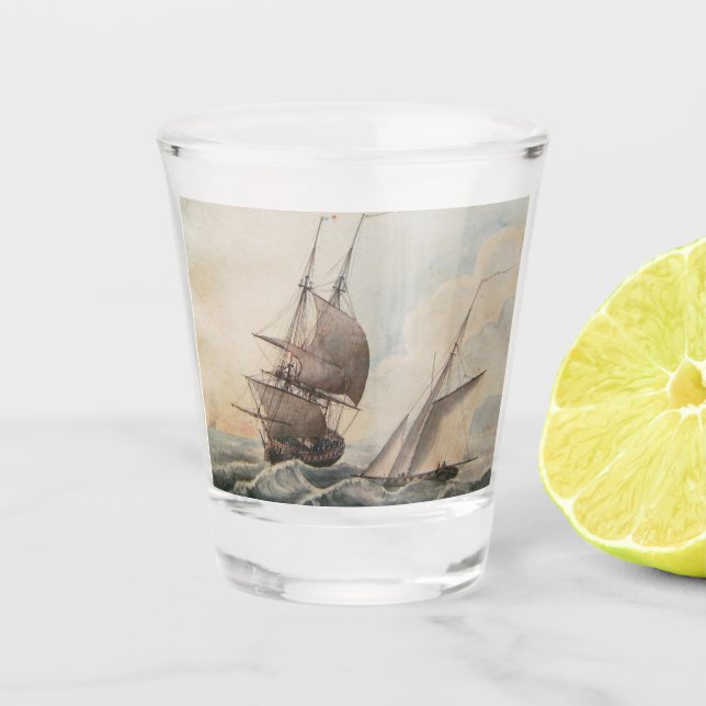 Copo De Shot Frigar num século XVII inchado (Frente)