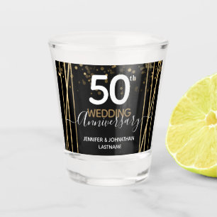 Copo De Shot Fronteira Dourada do 50º aniversário