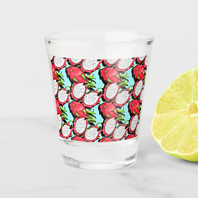 Copo De Shot fruta de dragão vermelho (Frente)