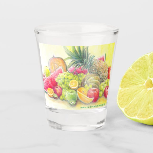 Copo De Shot Frutas felizes   (Frente)