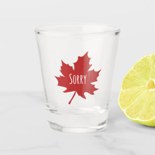 Copo De Shot Funny Canadense