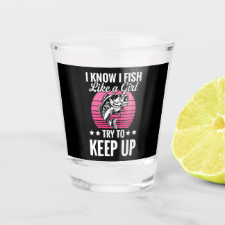 Copo De Shot Funny Fishing Themed