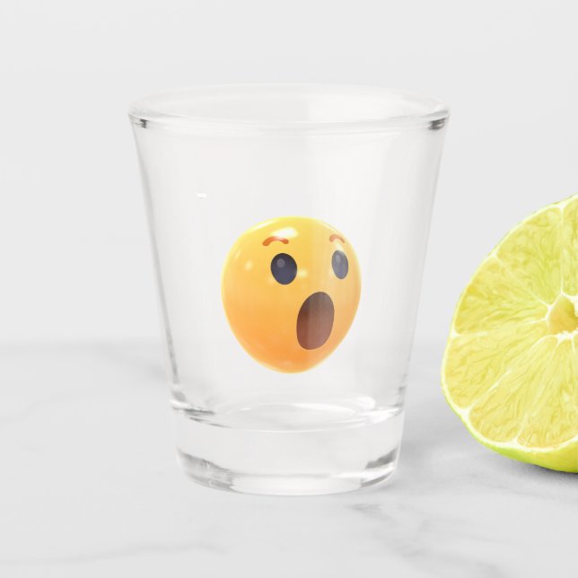 Copo De Shot Funny Laughing Emoji Face (Frente)