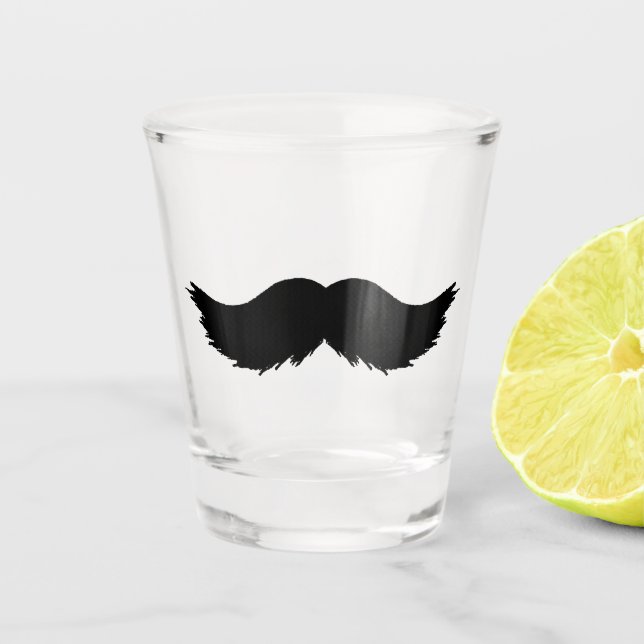 Copo De Shot Furry Black Mustache (Frente)