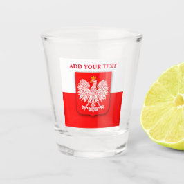 Copo De Shot Futebol de 2022 - Polônia Flag World Cup Polska
