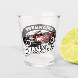 Copo De Shot Garagem de velocidade Comprada do Roadster Red Hot