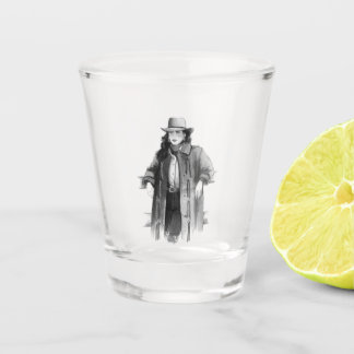 Copo De Shot Garota bonito