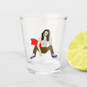 Copo De Shot garota foxy