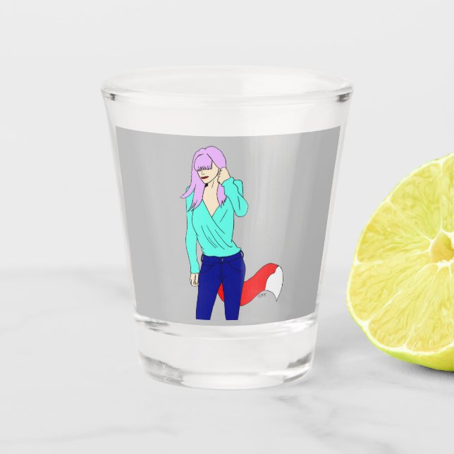 Copo De Shot garota foxy (Frente)