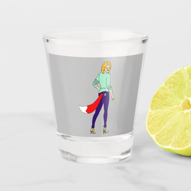 Copo De Shot garota foxy (Frente)