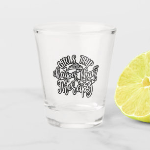 Copo De Shot Garotas Design Engraçadas Viajam Mais Baratas Que
