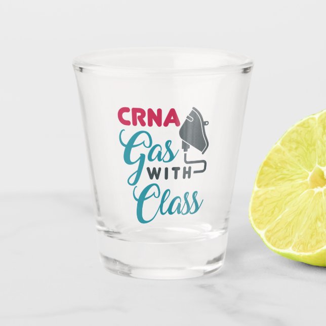 Copo De Shot Gás CRNA com Apreciação Engraçada de Classe (Frente)