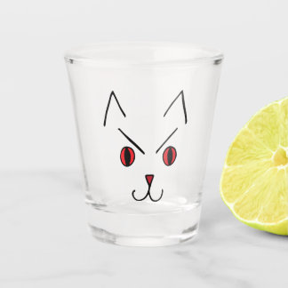 Copo De Shot Gato Demônio Irritado