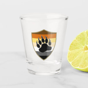 Copo De Shot Gay Bears Prim Flag e Urso de Corte