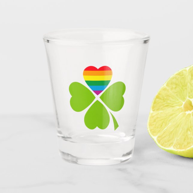 Copo De Shot Gay Lucky Clover (Frente)