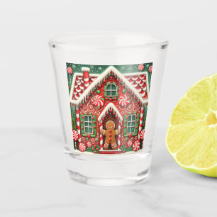 Copo De Shot Gengibre branco, homem e casa