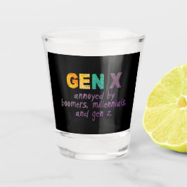 Copo De Shot GenX — Indignado por Todos