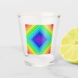 Copo De Shot Geometric Topography - Shot Glass