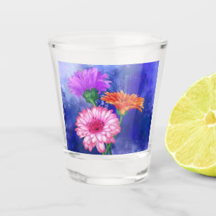 Copo De Shot Gerbera Daisies Shot Glass