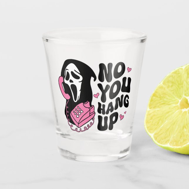 Copo De Shot Ghostface Horror Fan Gift (Frente)