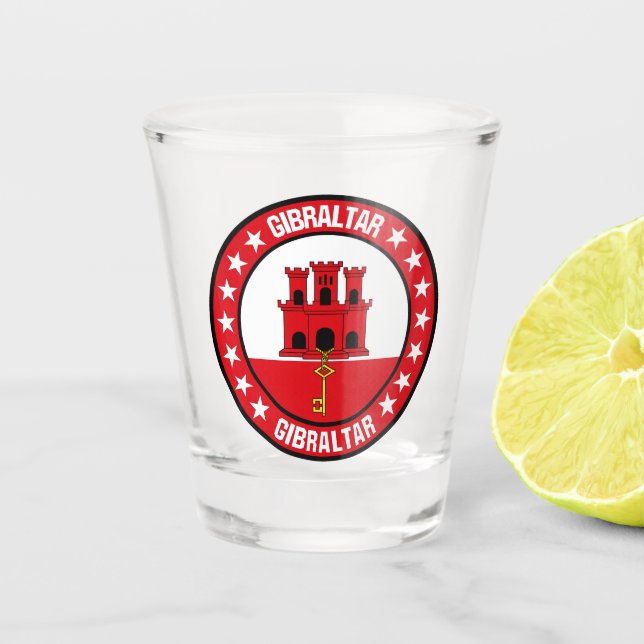 Copo De Shot Gibraltar (Frente)