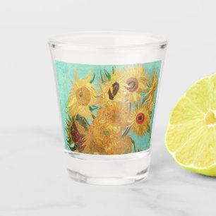 Copo De Shot Girassóis Vincent van Gogh