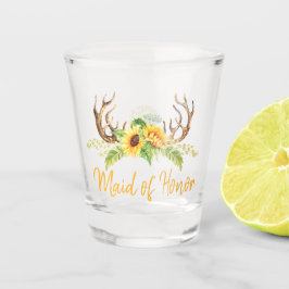 Copo De Shot Girias de Honra Antílopes Verduras Girassóis Amare