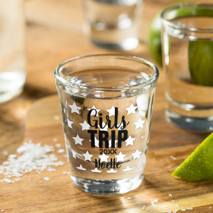 Copo De Shot Girls Trip with Crown, Year, and Stars
