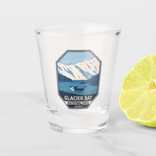 Copo De Shot Glacier Bay National Park Alaska Orca Art Vintage