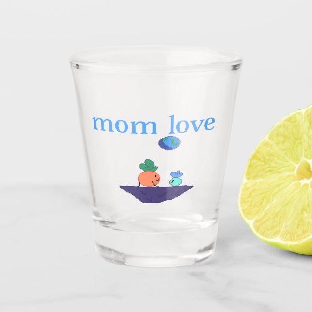 Copo De Shot Glass mom day  (Frente)