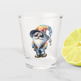 Copo De Shot Gnomo Hippie