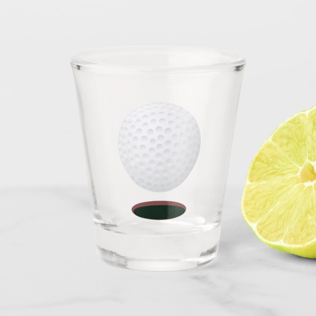 Copo De Shot Golf Ball and Hole Shot Glass (Frente)