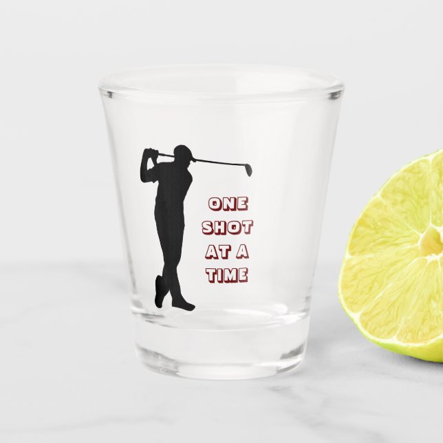 Copo De Shot Golf Golfer Humor (Frente)
