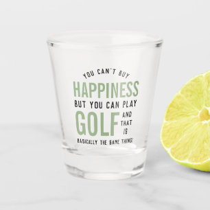 Copo De Shot Golfe é Felicidade Dons de Golfe Engraçado
