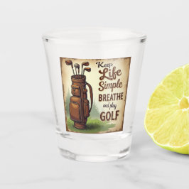 Copo De Shot Golfe Respira E Joga Golfe