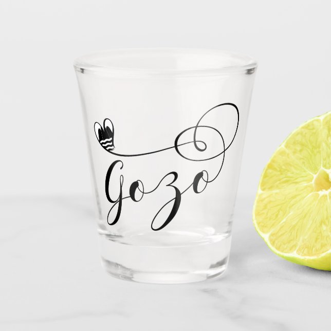 Copo De Shot Gozo Heart Flag, Gozitan, Ilha de Gozo (Frente)