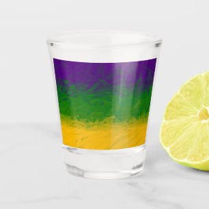 Copo De Shot Gradiente Mardi Gras