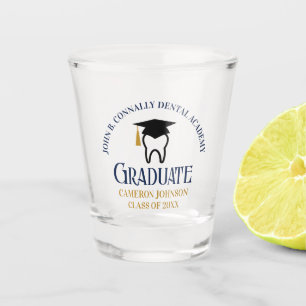 Copo De Shot Graduação de Dentista Personalizada da Faculdade d