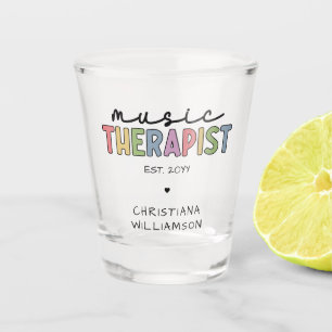 Copo De Shot Graduação de Terapêutica Musical Personalizada